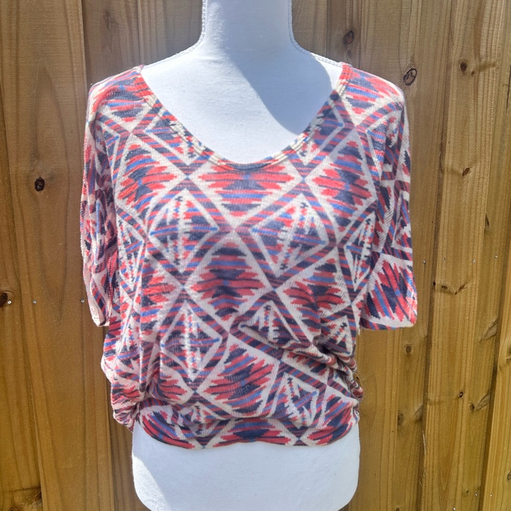 Forever 21 Graphic Print Blouse